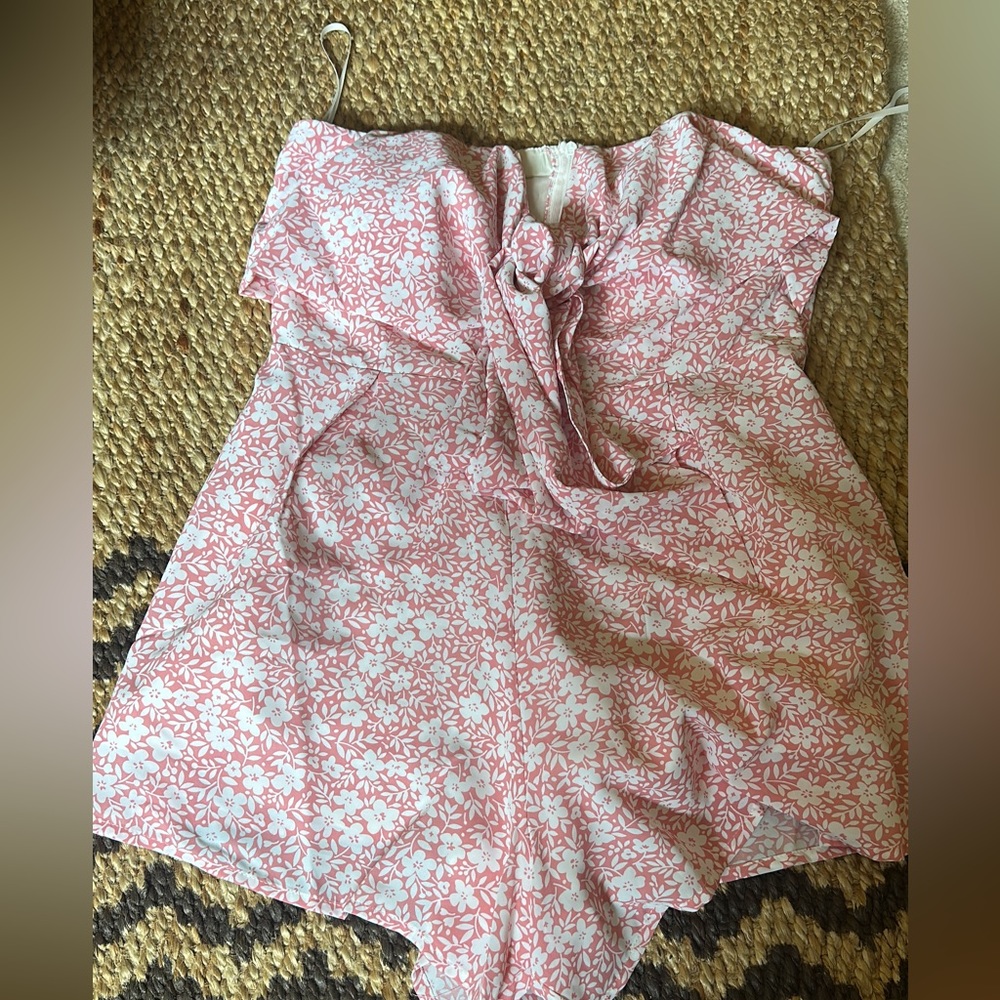 Pink Lily Romper
